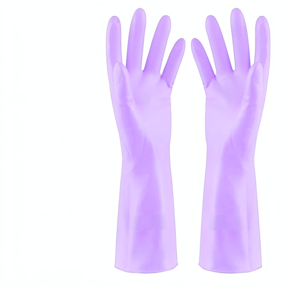 Dish Glove Rubber - ถุงมือยางไนไตรล์สำหรับใช้ในครัว ทนทาน กันน้ำ หนาเป็นพิเศษ เหมาะสำหรับทำความสะอาด ล้างจาน