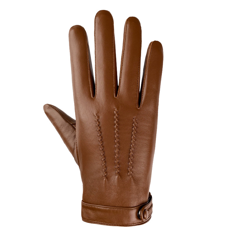 ถุงมือหนังแกะแท้สำหรับผู้ชาย บ - Leather Driving Glove บทวิจารณ์และราคา
