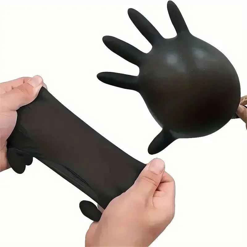 ถุงมือยางดำแบบใช้แล้วทิ้ง สำหร - Latex Disposable Glove บทวิจารณ์และราคา