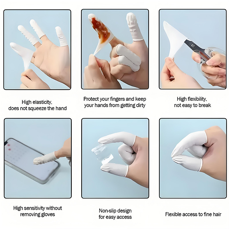 ถุงนิ้วแบบใช้แล้วทิ้ง 200 ชิ้น - Latex Disposable Glove บทวิจารณ์และราคา
