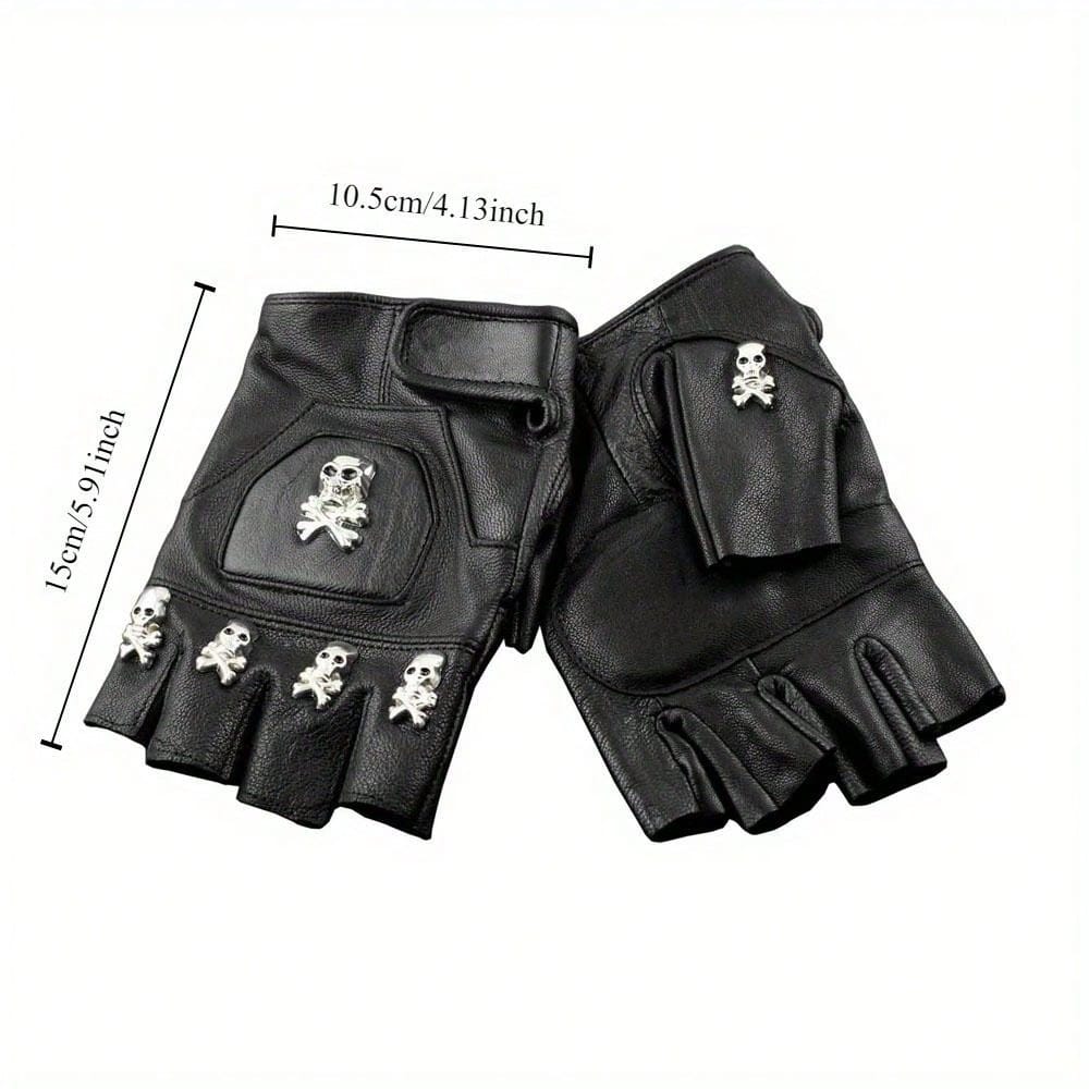 ถุงมือไร้นิ้วสำหรับขับรถมอเตอร - Leather Driving Glove บทวิจารณ์และราคา