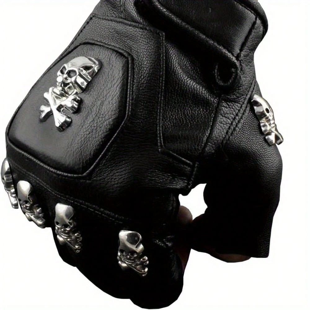ถุงมือไร้นิ้วสำหรับขับรถมอเตอร - Leather Driving Glove บทวิจารณ์และราคา